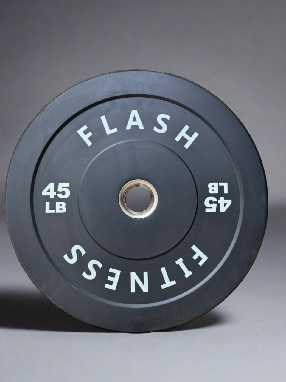 Flash 260lb Rubber Bumper Weight Plate Set
