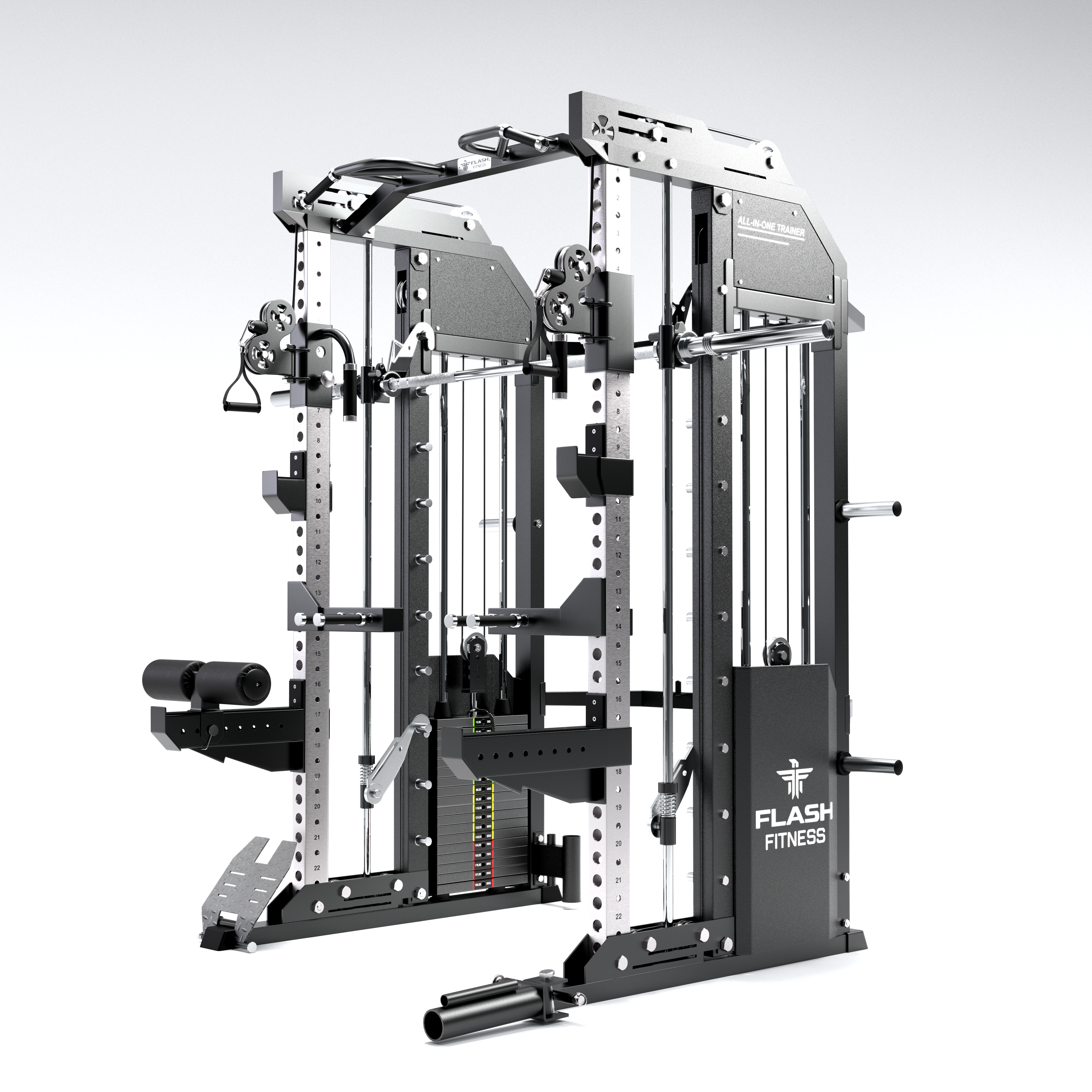 Flash F30 All-In-One Trainer Smith Machine Combo Package