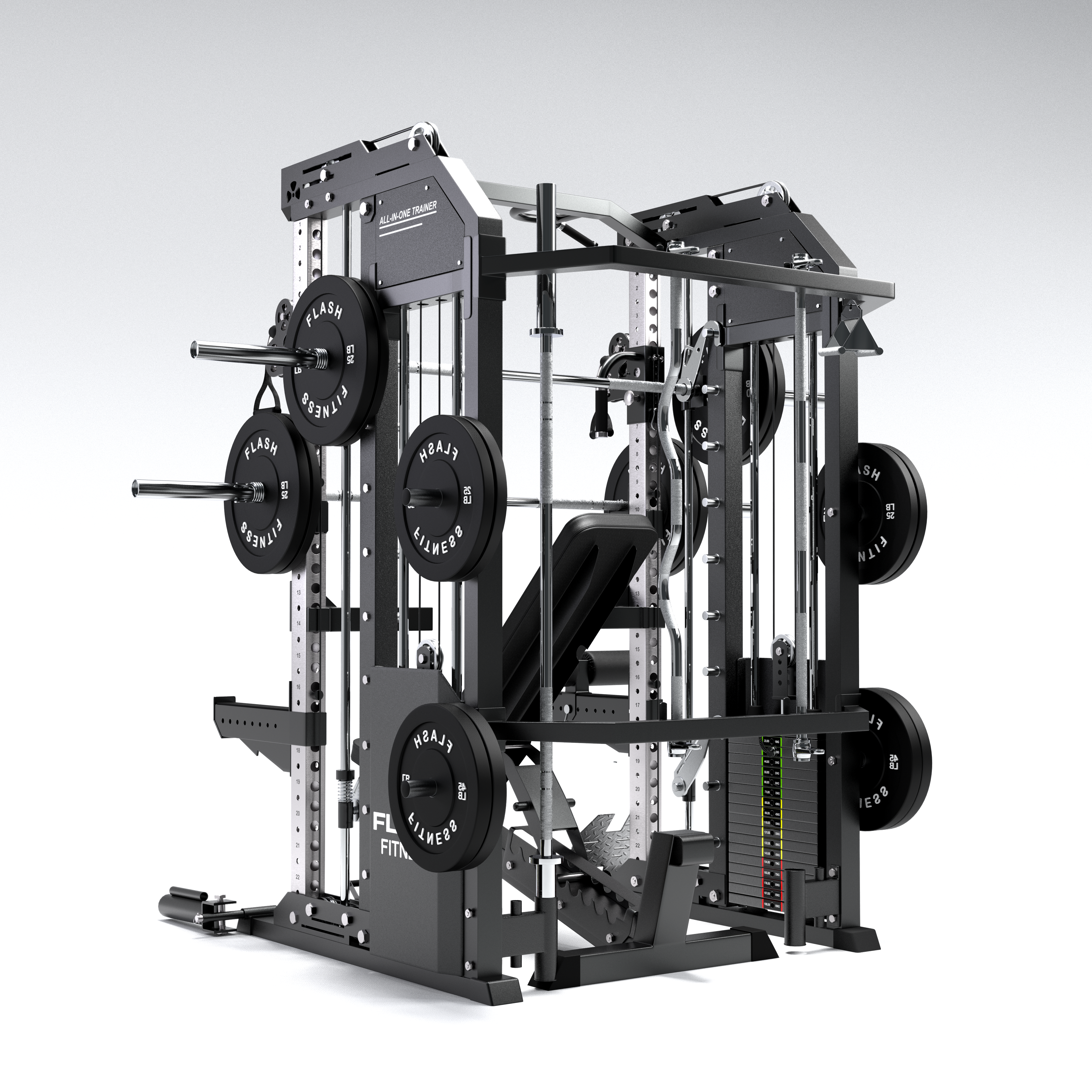Flash F30 All-In-One Trainer Smith Machine Combo Package