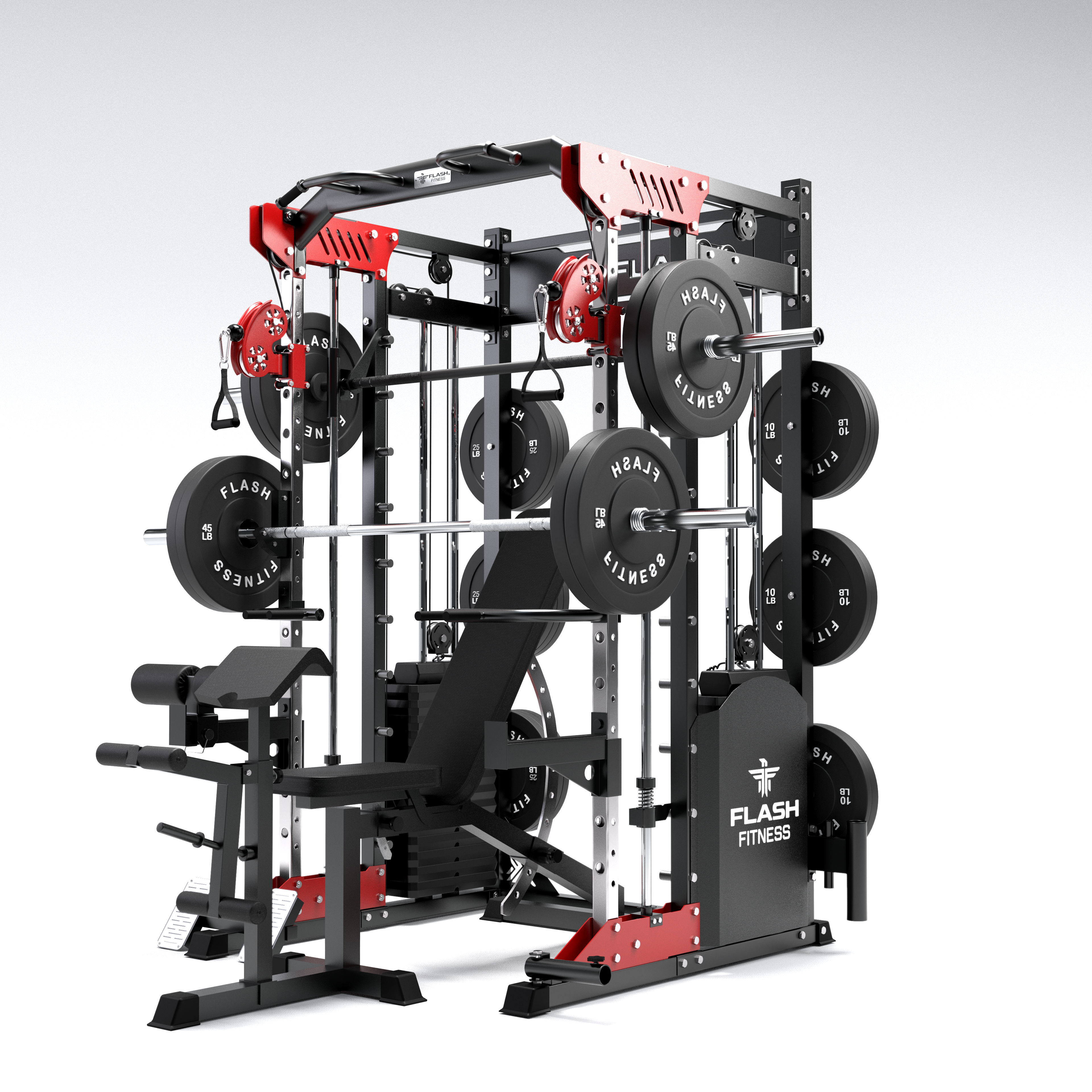 Flash F20 All-In-One Smith Machine Combo Package