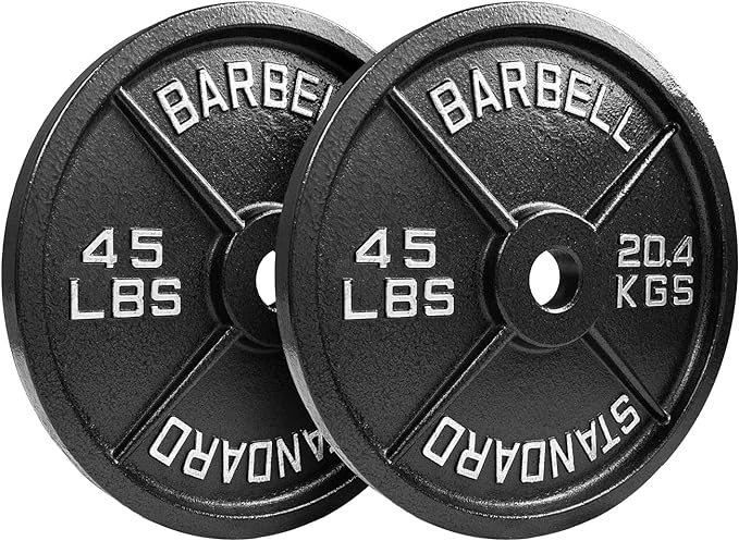 Flash Cast Iron Olympic Weight Plate Set
