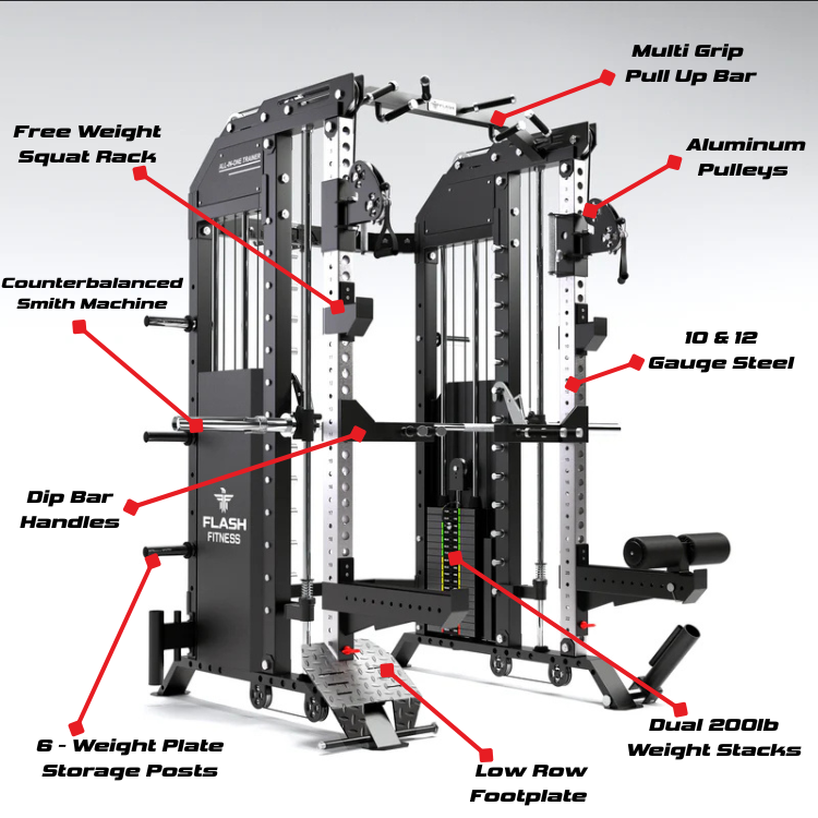 Flash F50 Smith Machine Combo Package (Local Only)