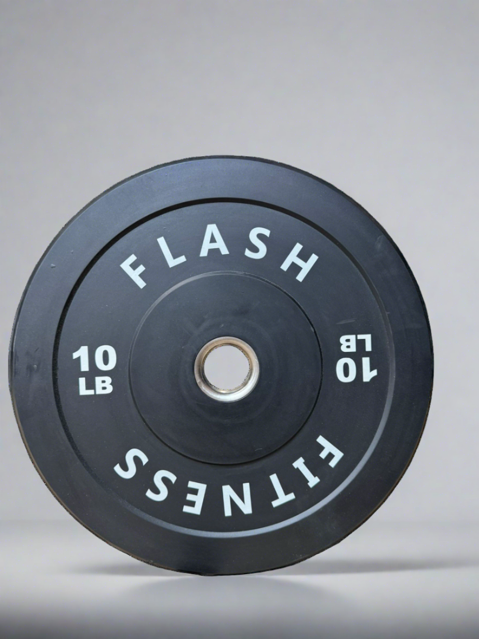 Flash 260lb Rubber Bumper Weight Plate Set