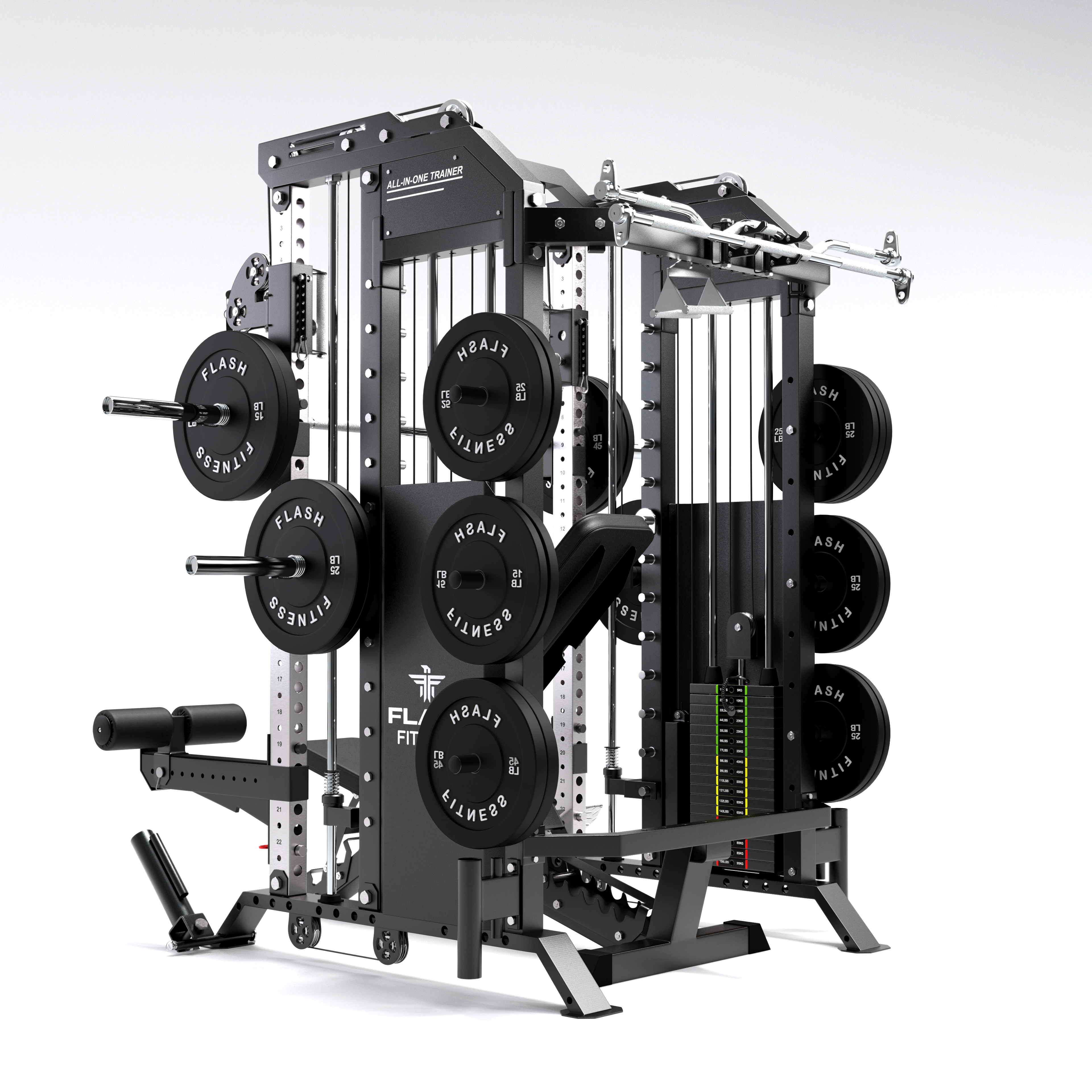 Flash F50 All-In-One Trainer Smith Machine Combo Package