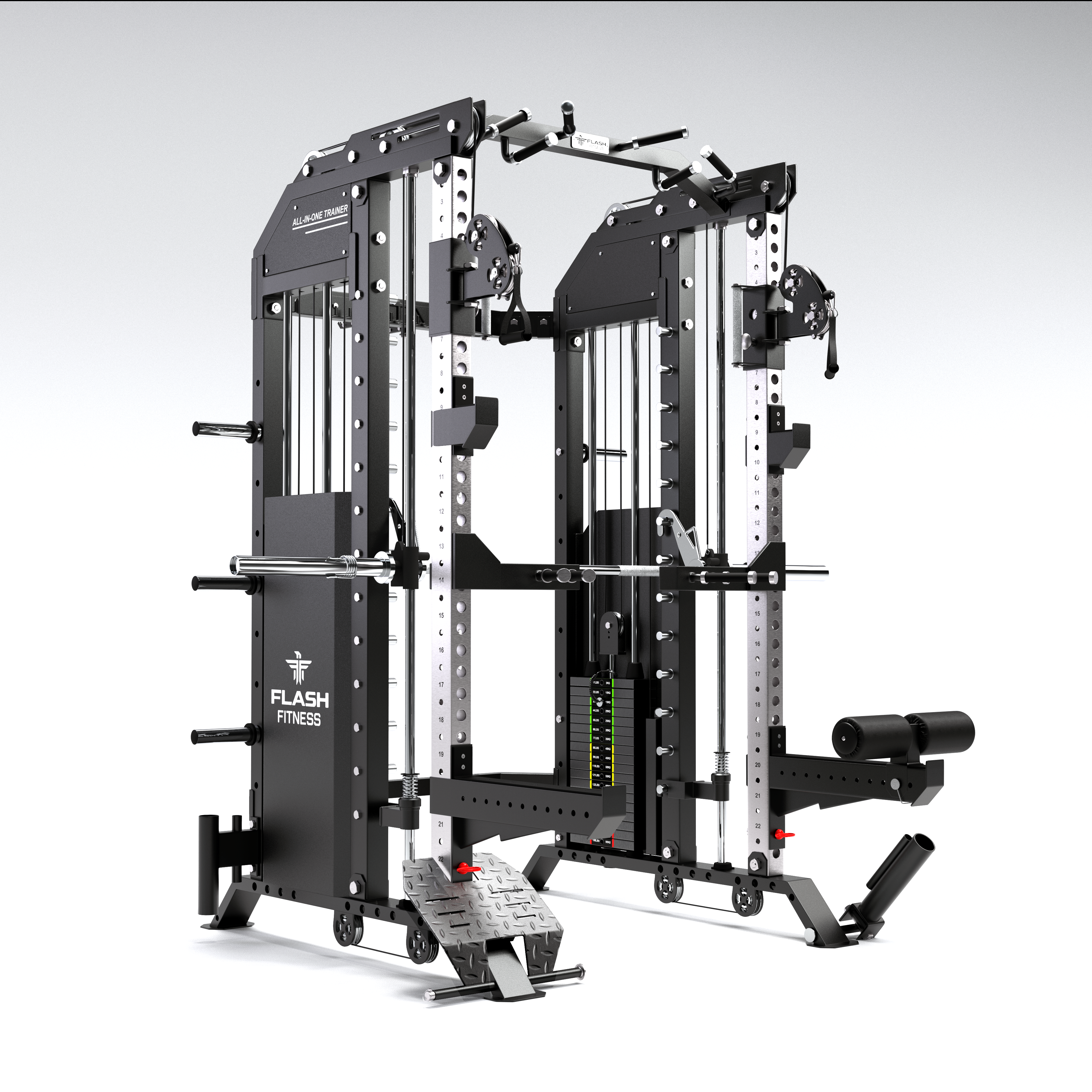 Flash F50 All-In-One Trainer Smith Machine Combo Package