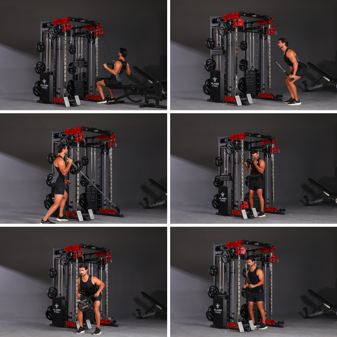 Flash F20 All-In-One Smith Machine Combo Package