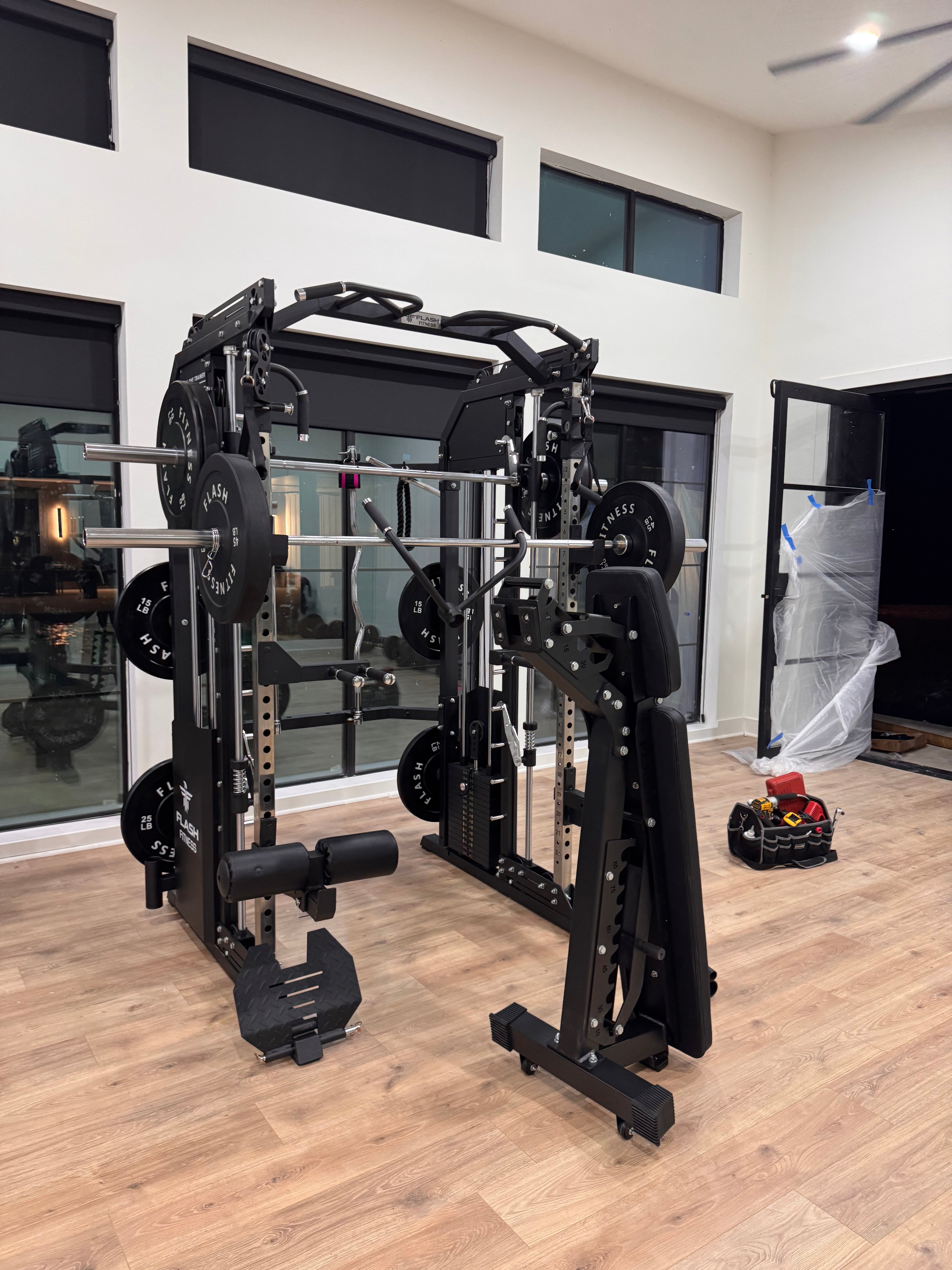 Flash F30 All-In-One Trainer Smith Machine Combo Package