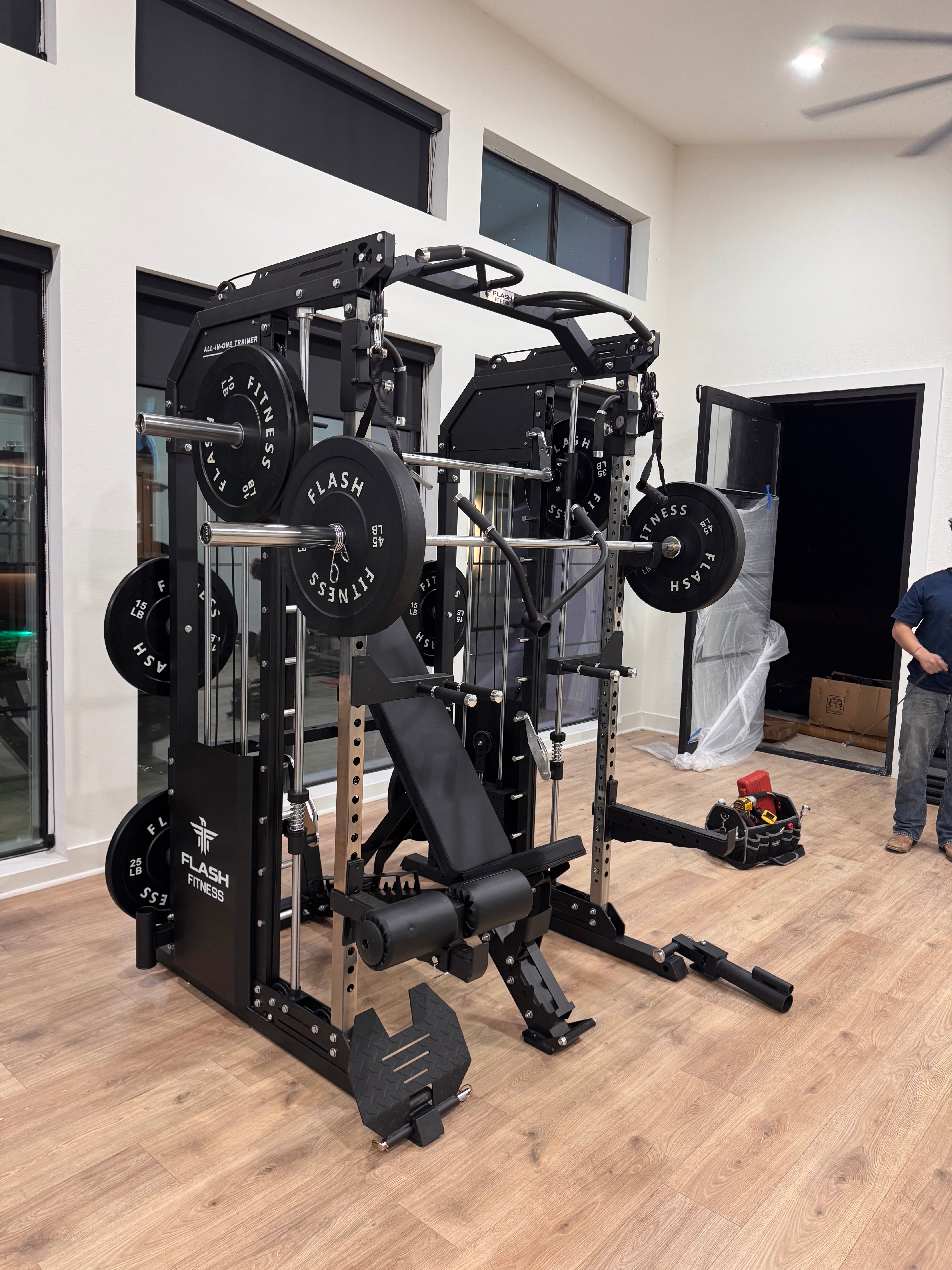 Flash F30 All-In-One Trainer Smith Machine Combo Package