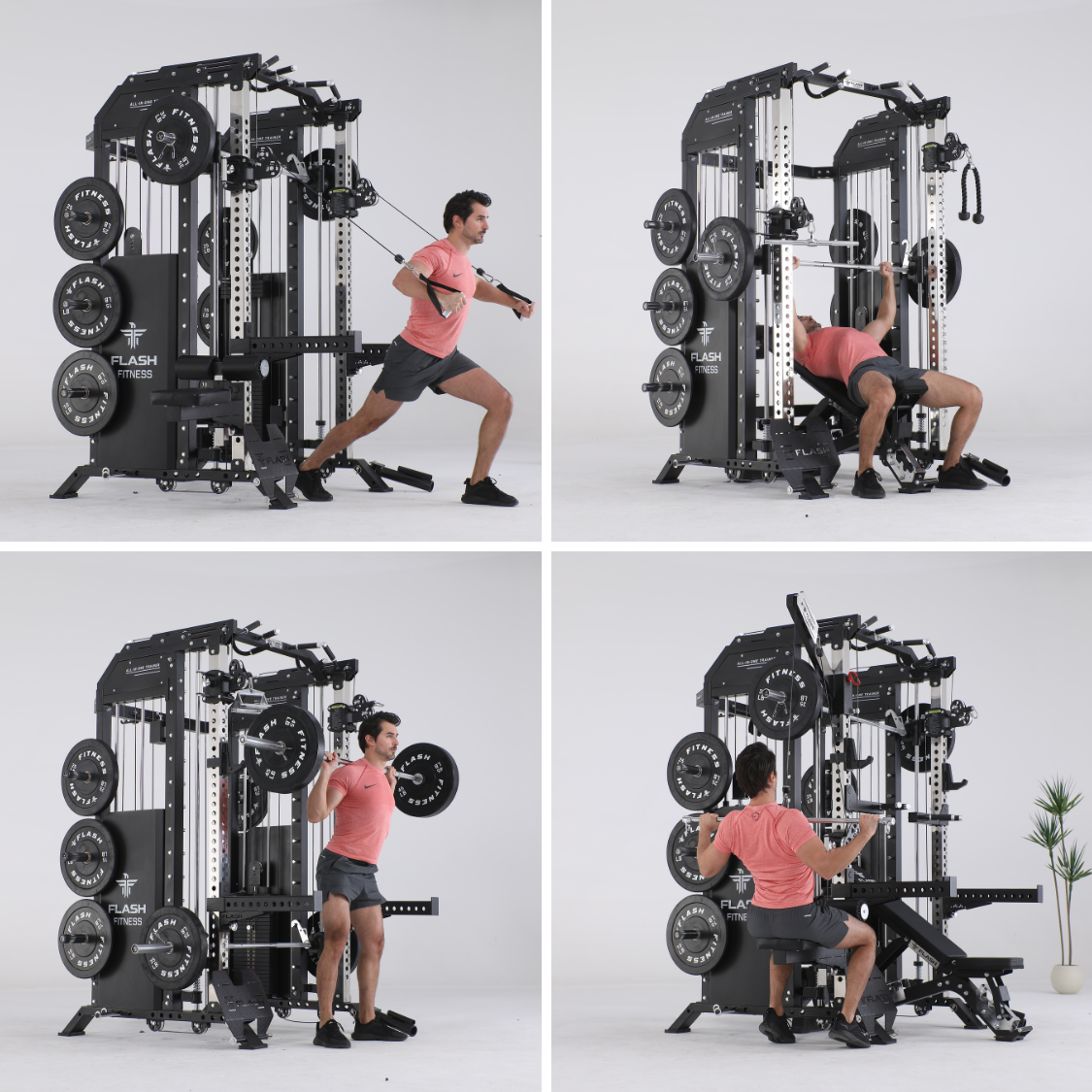 Flash F50 All-In-One Trainer Smith Machine Combo Package
