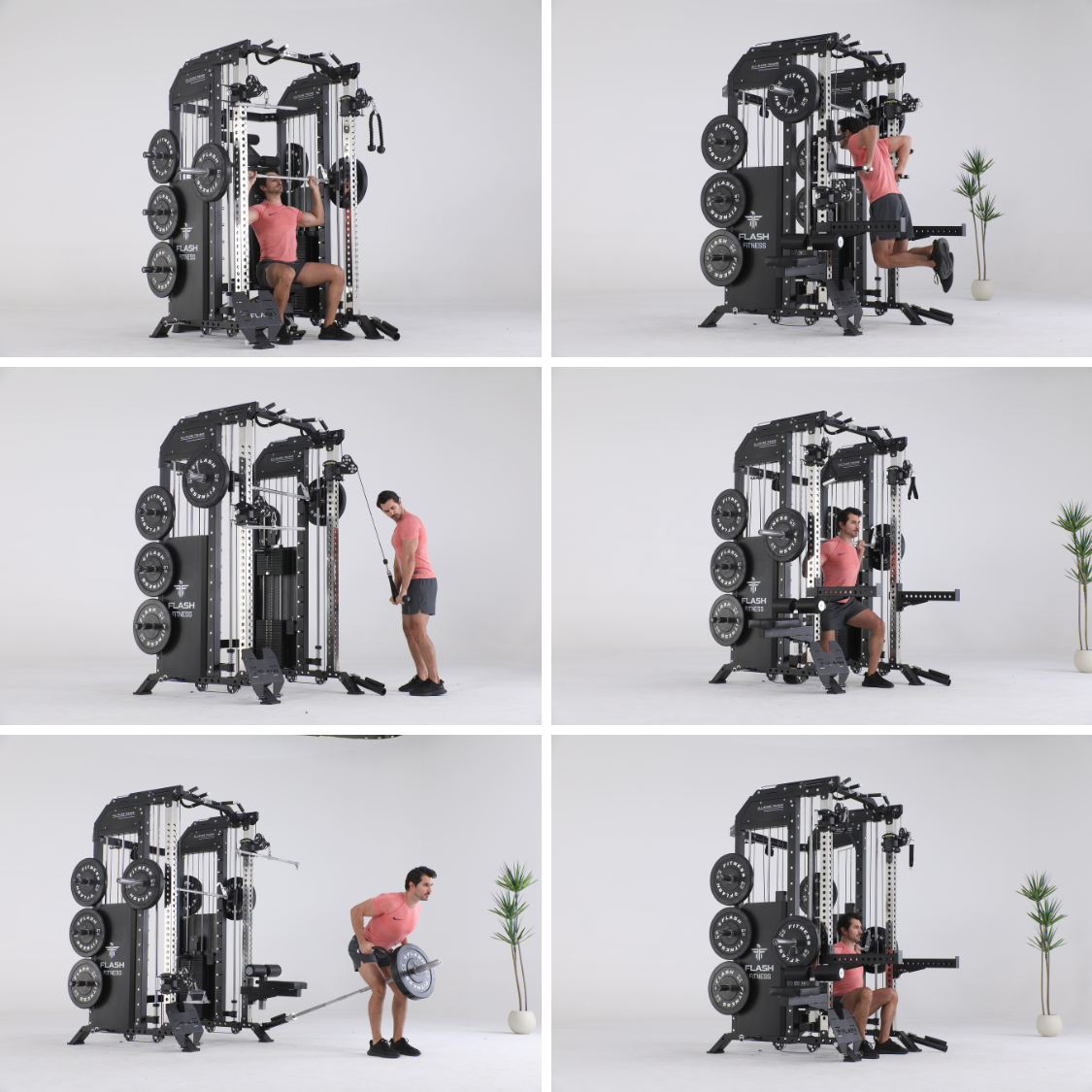 Flash F50 All-In-One Trainer Smith Machine Combo Package