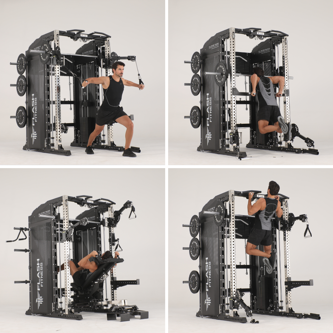 Flash F90 All-In-One Trainer Smith Machine Combo Package