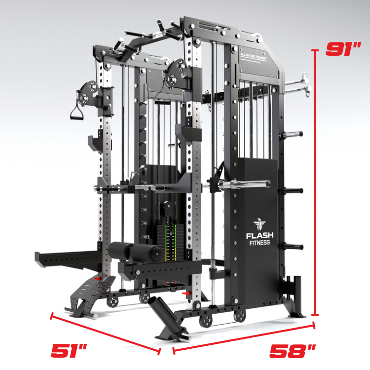 Flash F50 All-In-One Trainer Smith Machine Combo Package