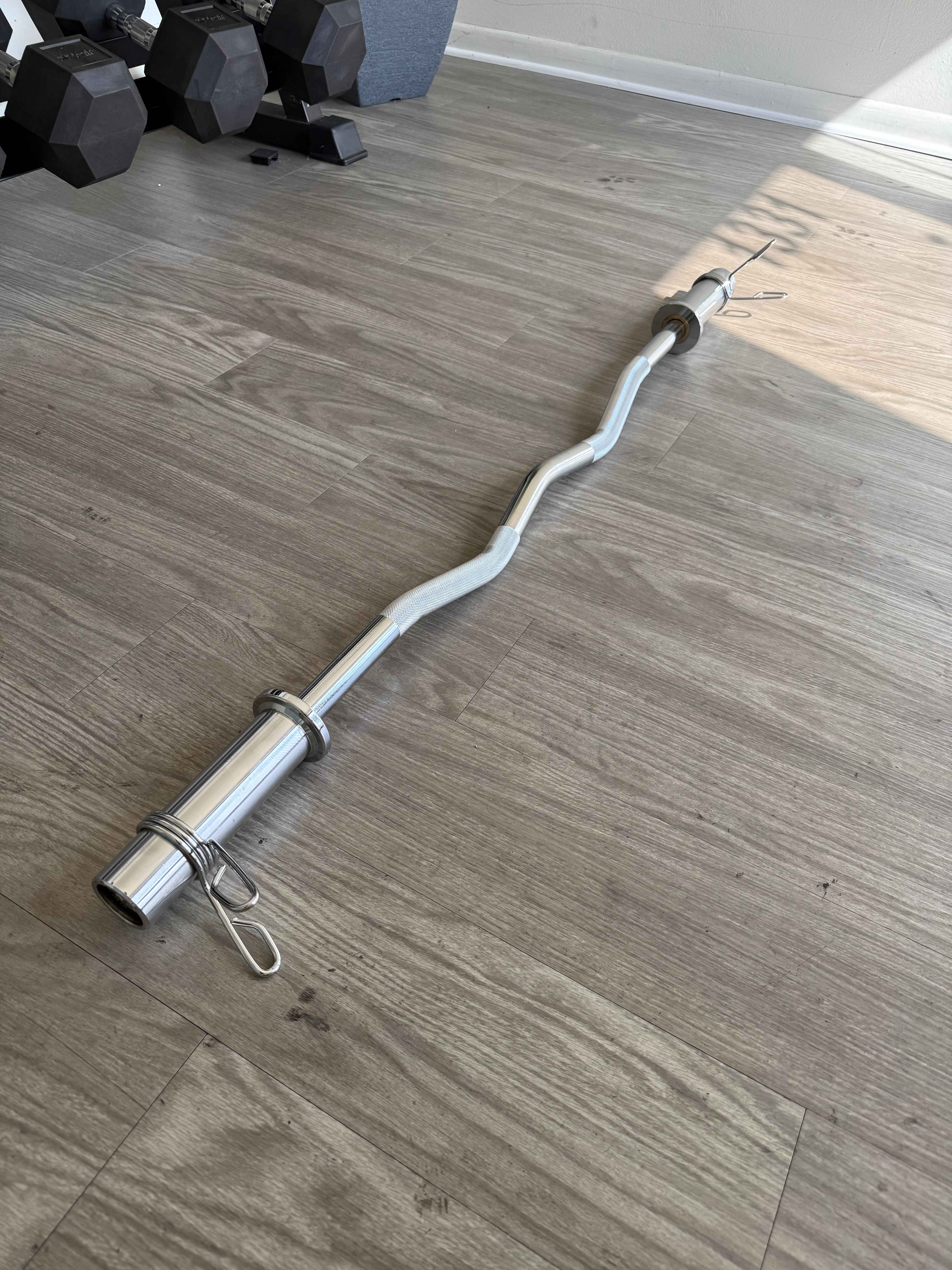 Olympic EZ Curl Barbell