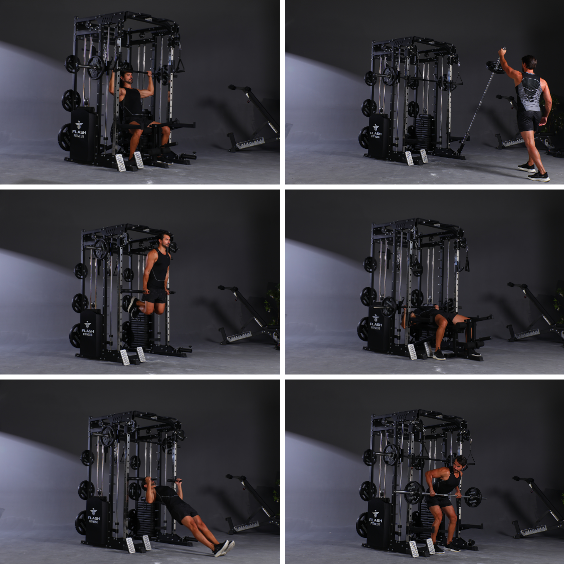 Flash F20 All-In-One Smith Machine Combo Package