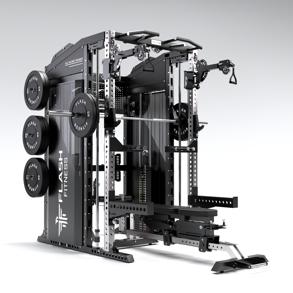 MACHINE56 モデル: SL3/TEX_F1 ブラック　S Flash F90 All-In-One Trainer Smith Machine Combo Package