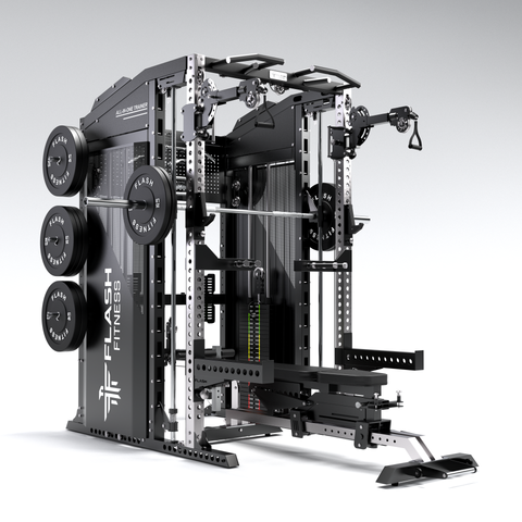 MACHINE56 モデル: SL3/TEX_F1 ブラック　S Flash F90 All-In-One Trainer Smith Machine Combo Package