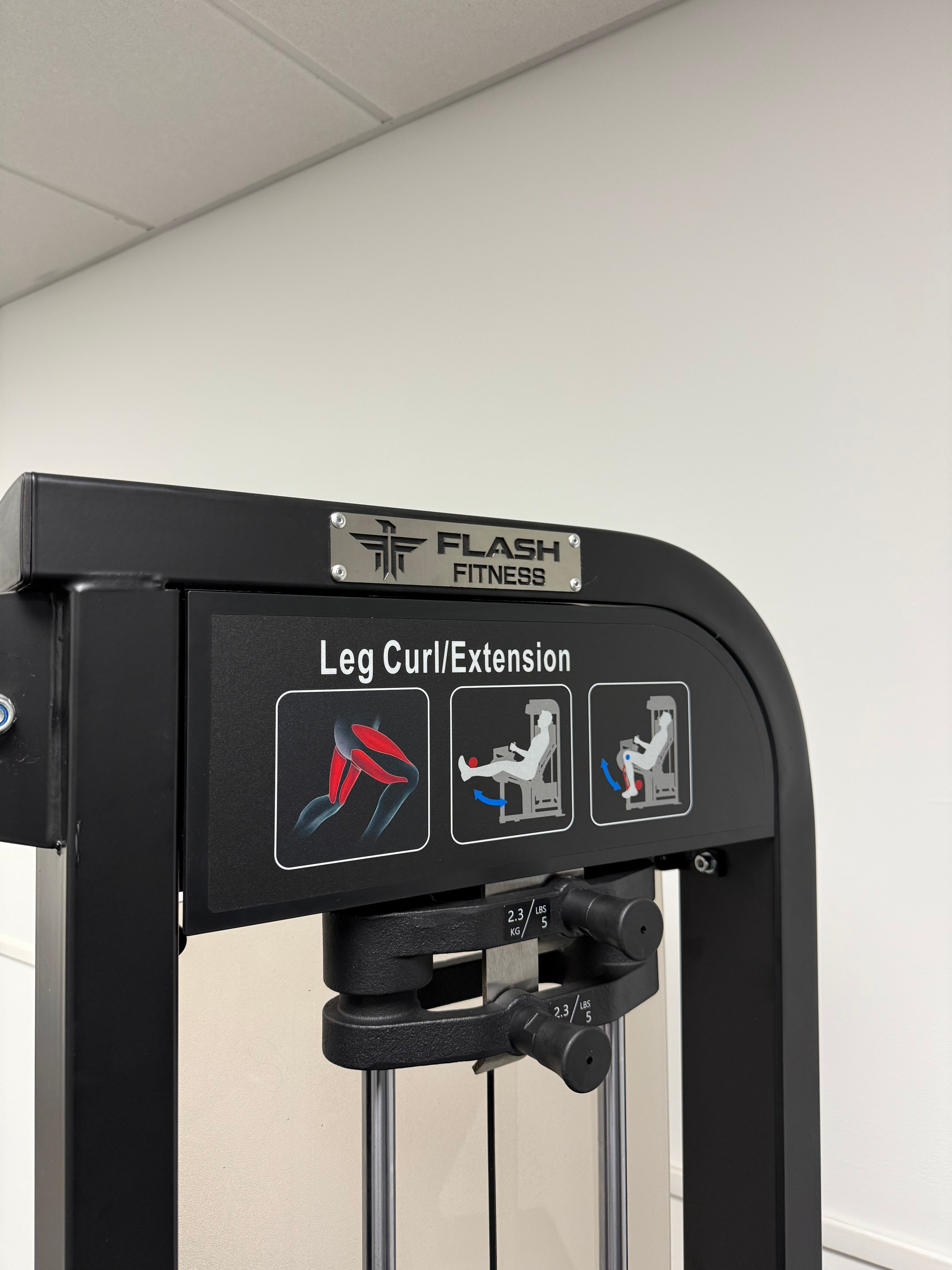 FLASH LEG EXTENSION / HAMSTRNG CURL 2 IN 1