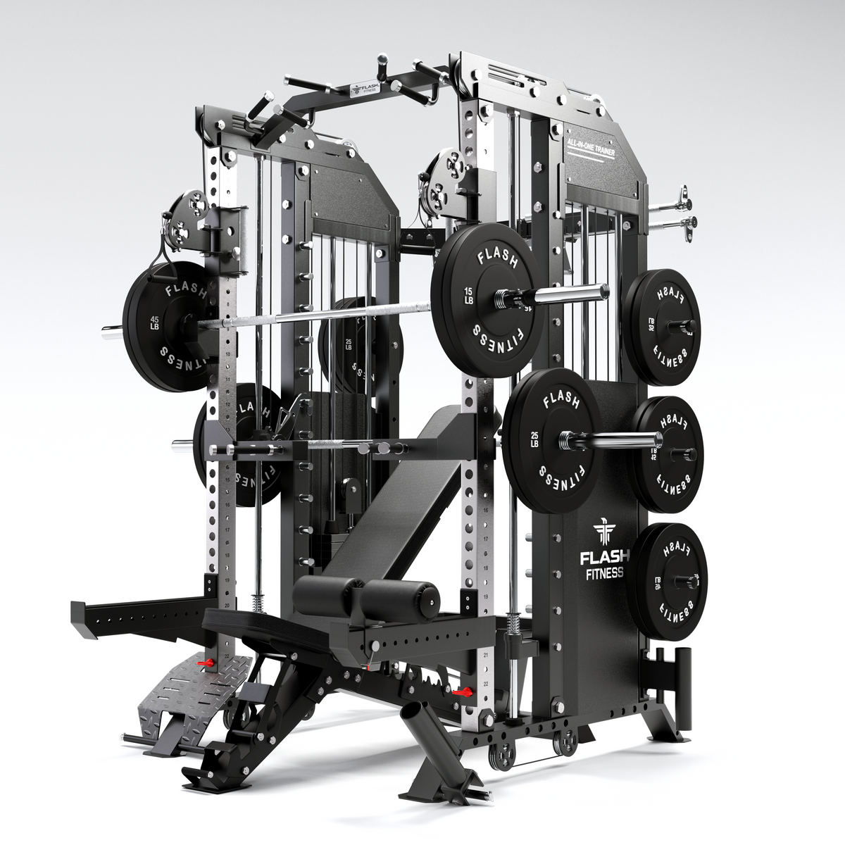 Flash F50 All-In-One Trainer Smith Machine Combo Package