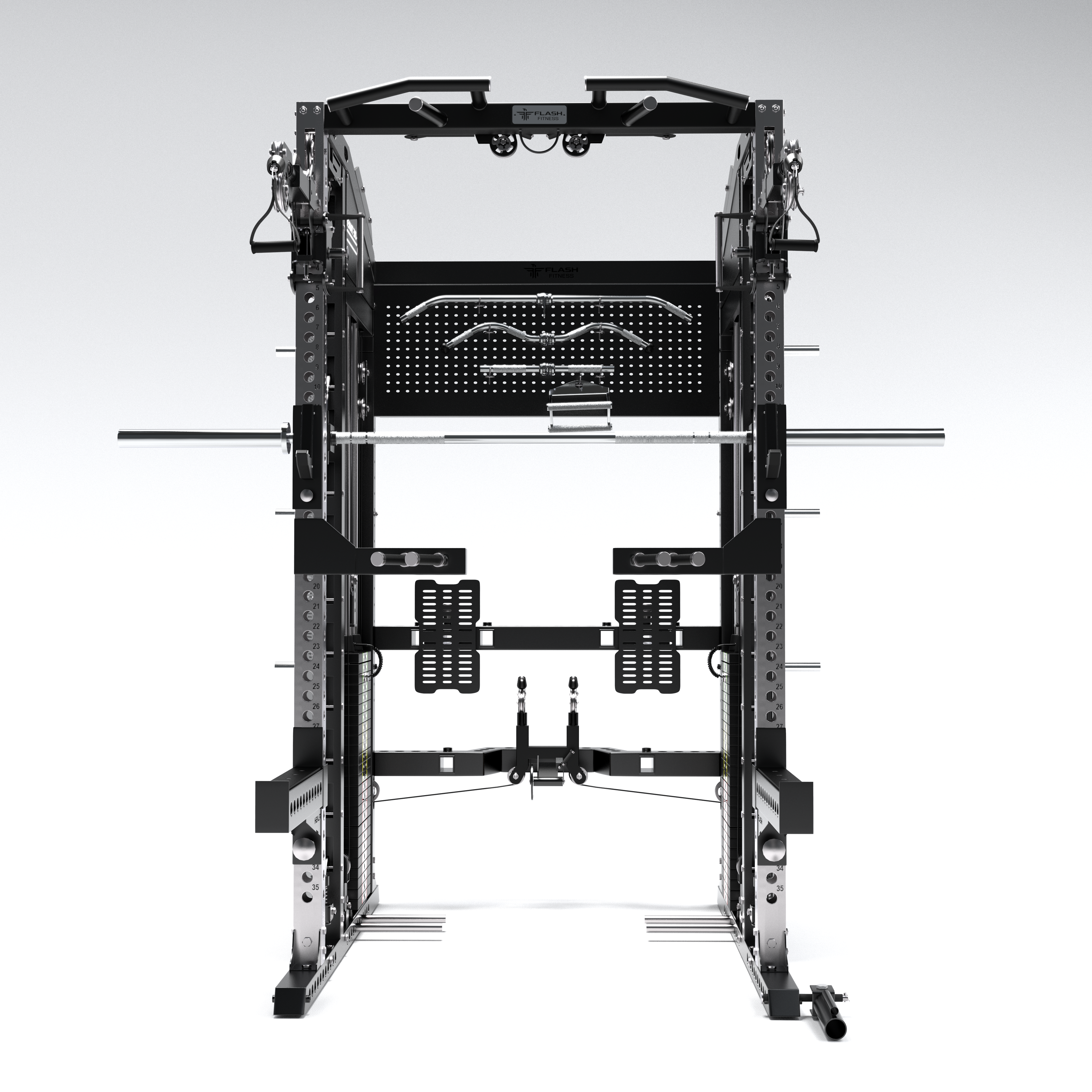 Flash F90 All-In-One Trainer Smith Machine Combo Package
