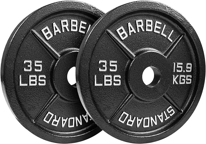 Flash Cast Iron Olympic Weight Plates Sold in Pairs