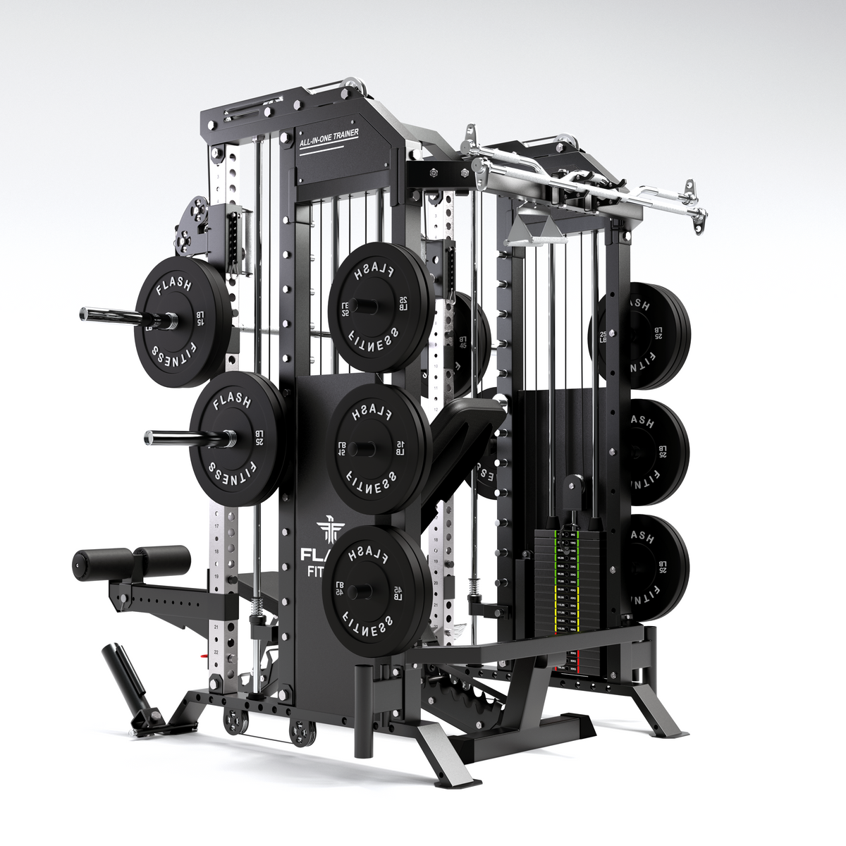 Flash F50 All-In-One Trainer Smith Machine Combo Package