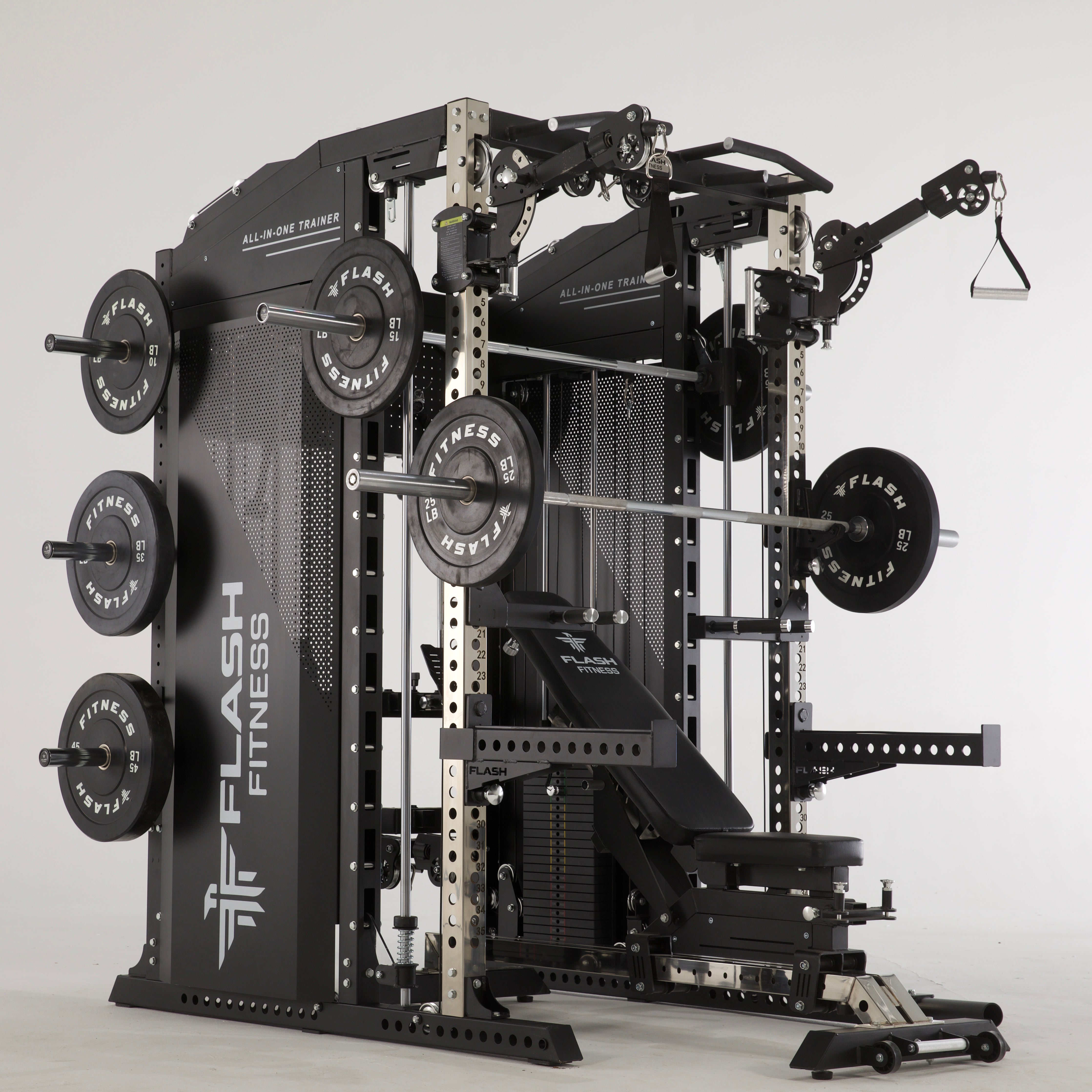 Flash F90 All-In-One Trainer Smith Machine Combo Package