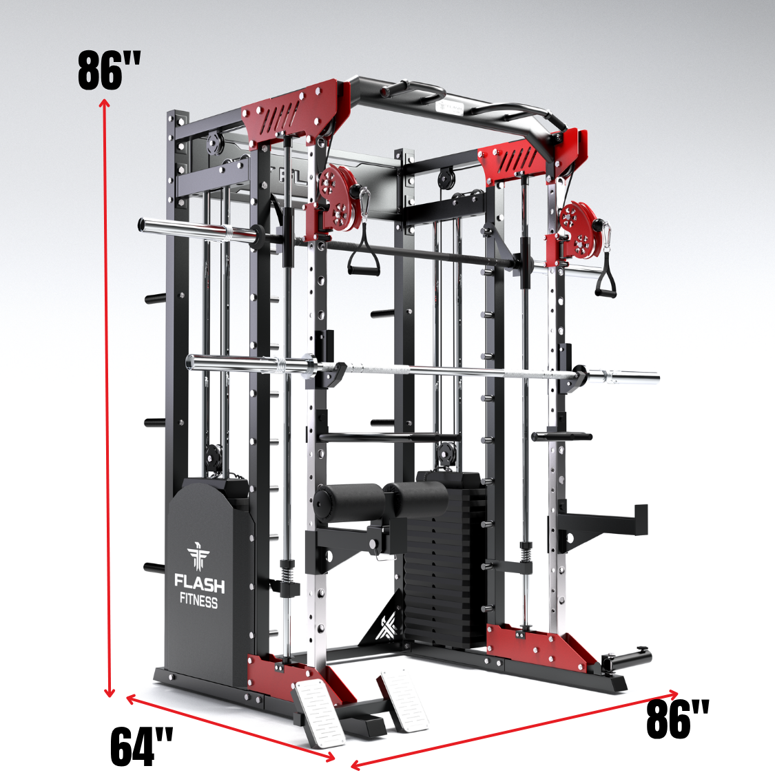 Flash F20 All-In-One Smith Machine Combo Package