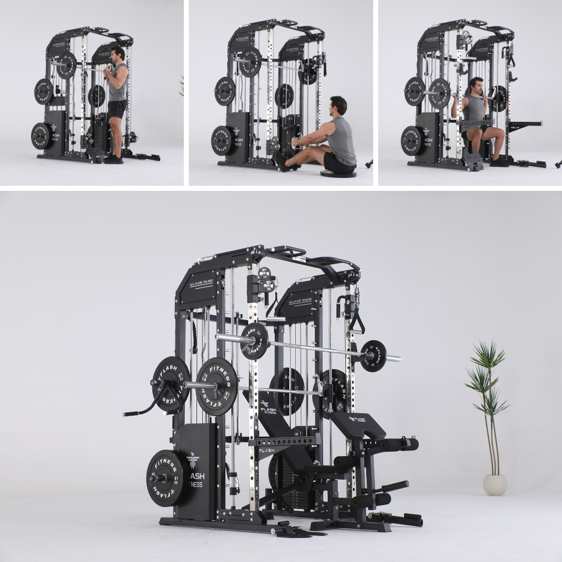 Flash F30 All-In-One Trainer Smith Machine Combo Package