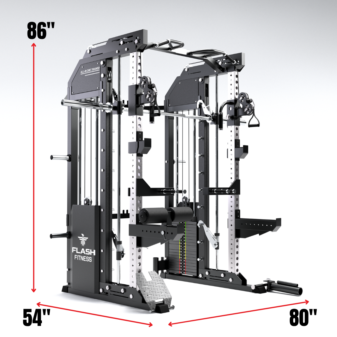 Flash F30 All-In-One Trainer Smith Machine Combo Package