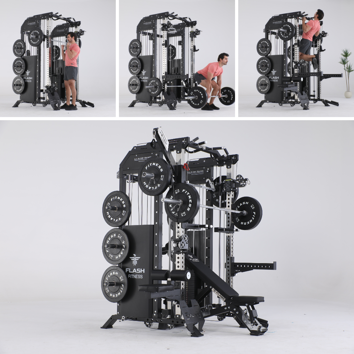 Flash F50 All-In-One Trainer Smith Machine Combo Package