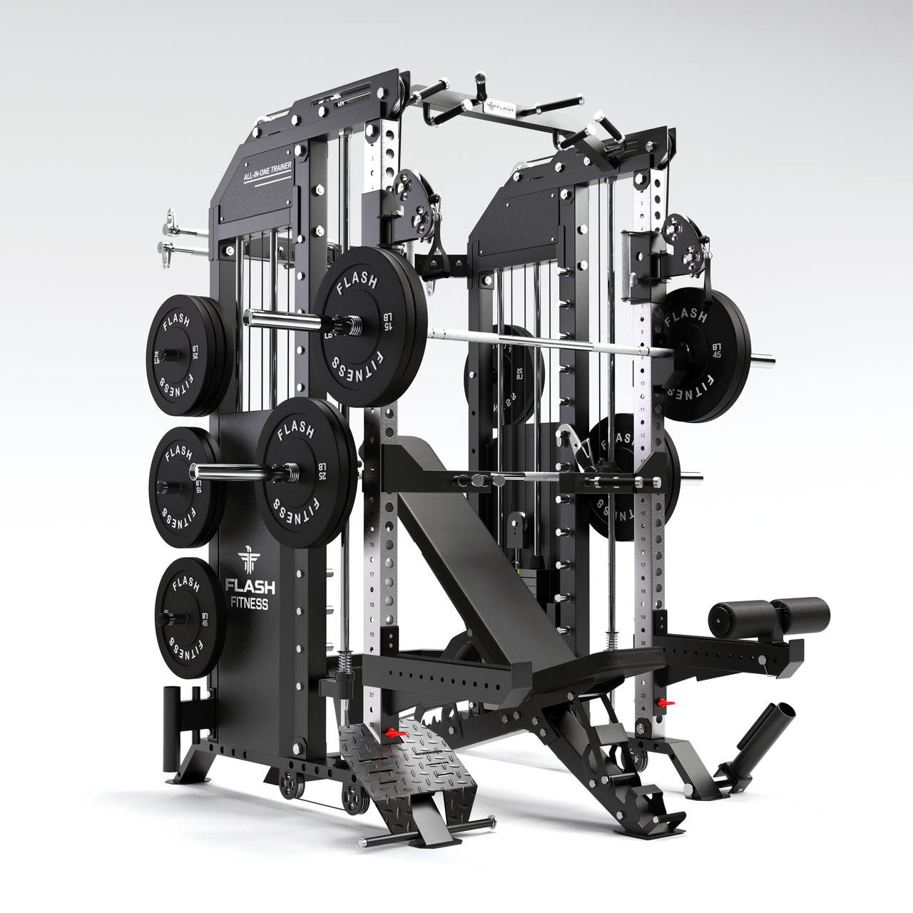 Flash F50 All-In-One Trainer Smith Machine Combo Package