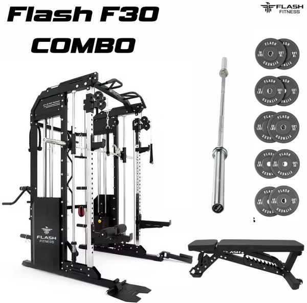 Flash F30 All-In-One Trainer Smith Machine Combo Package