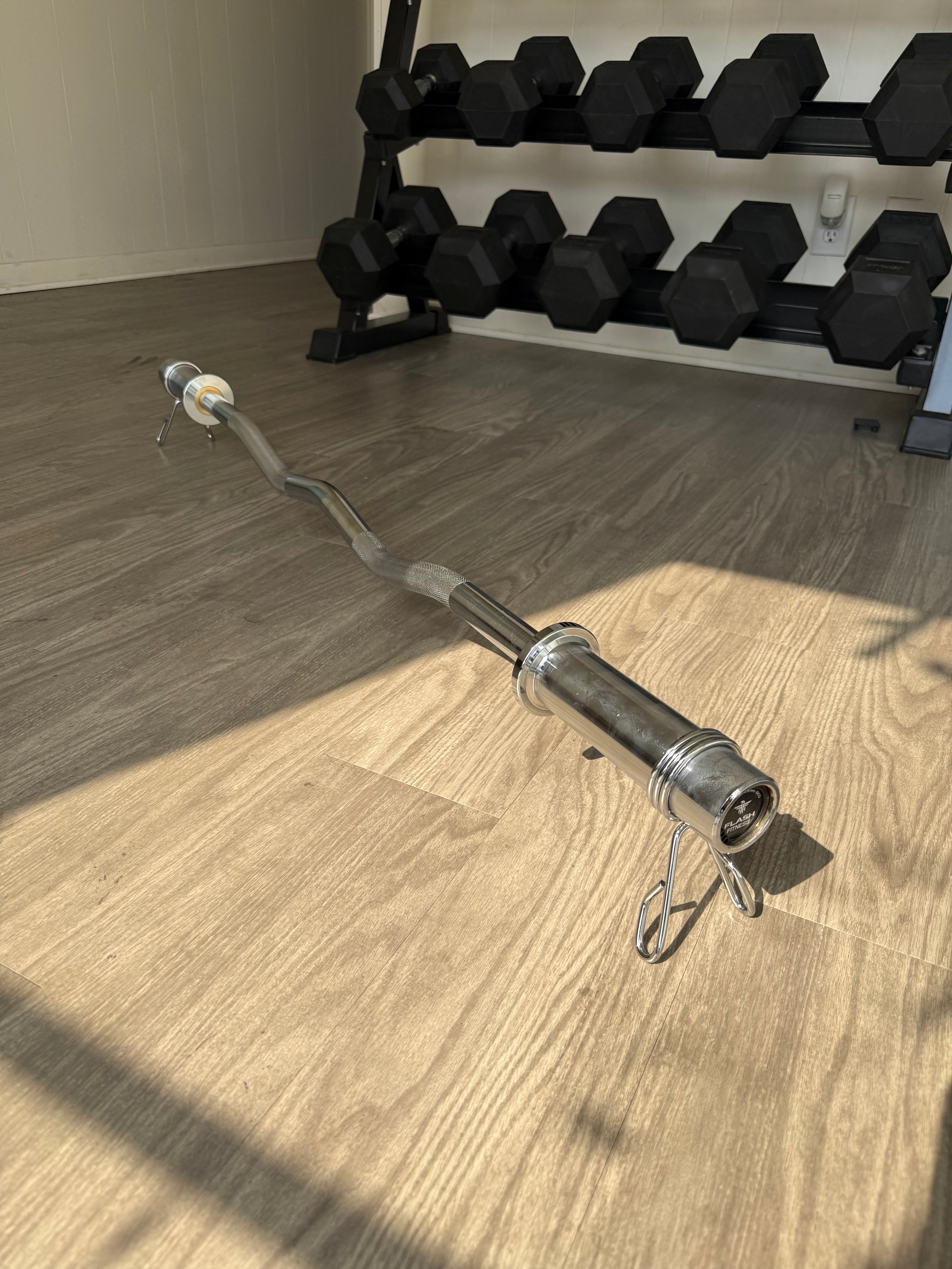 Olympic EZ Curl Barbell