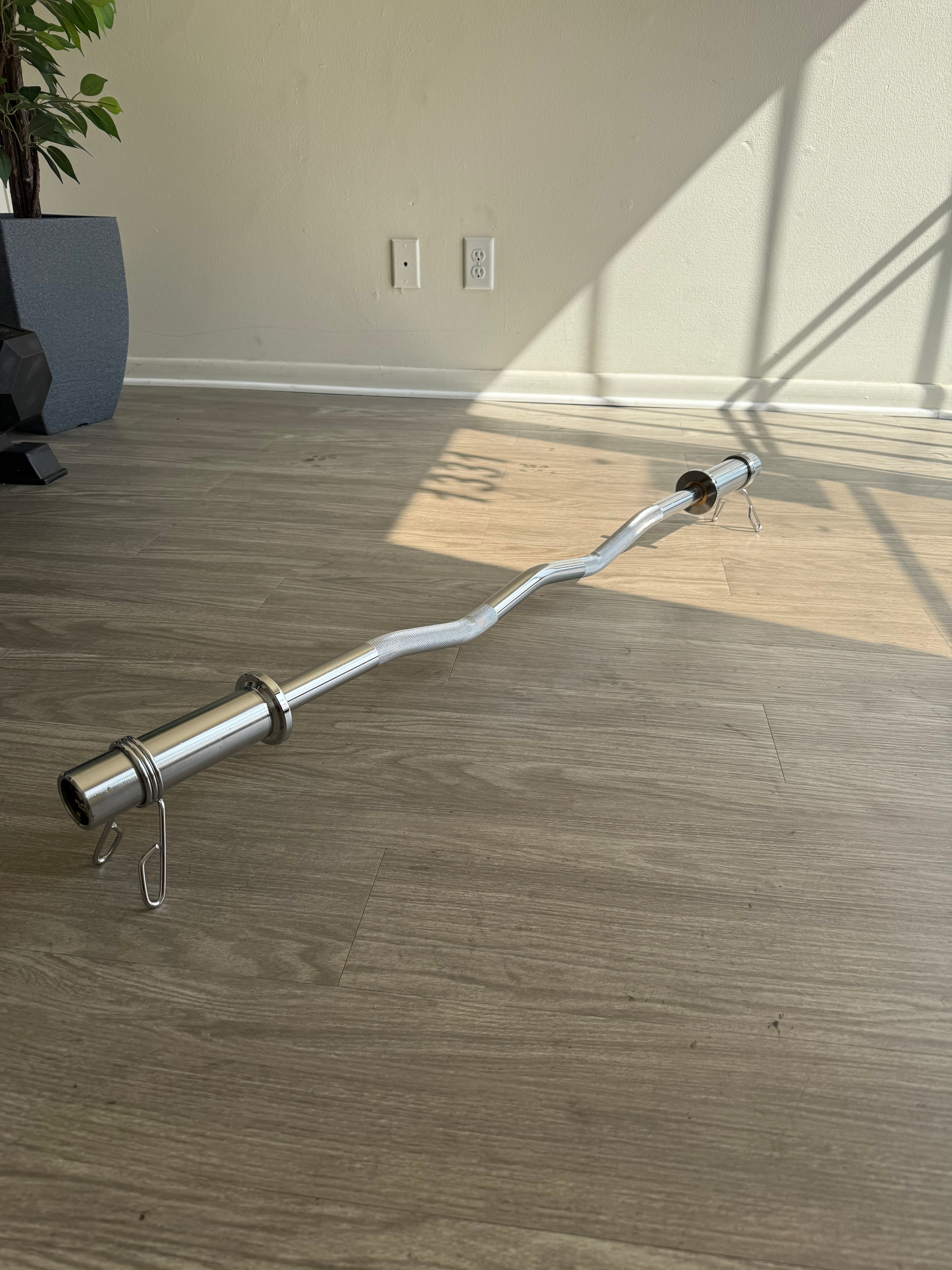 Olympic EZ Curl Barbell