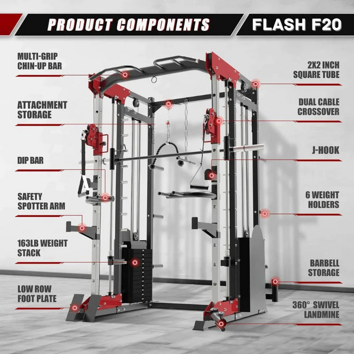 Flash F20 Smith Machine Combo.