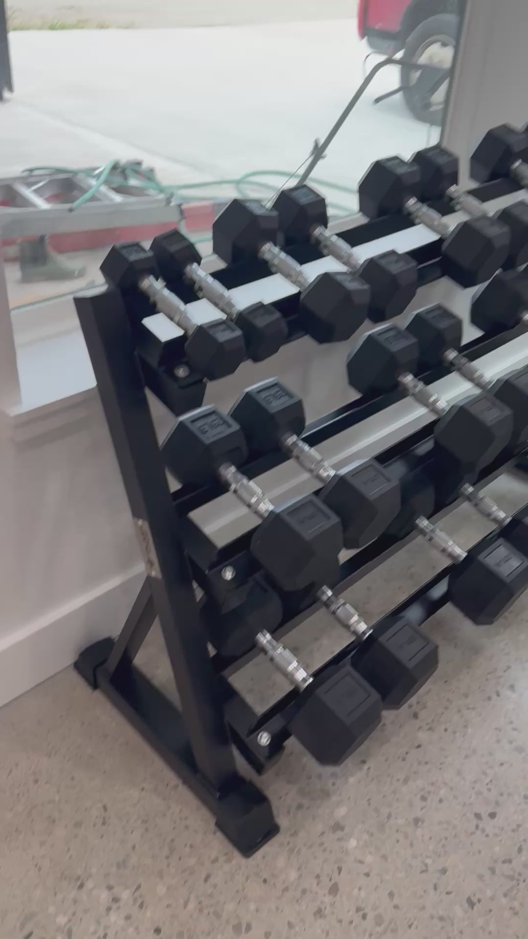 Papababe Dumbbell Set Rubber Encased Hex Dumbbell Free Weights Dumbbells Set Home Weight Set 2 Papababe Dumbbell Set Rubber Encased Hex Dumbbell Free Weights Dumbbells Set Home Weight Set 2