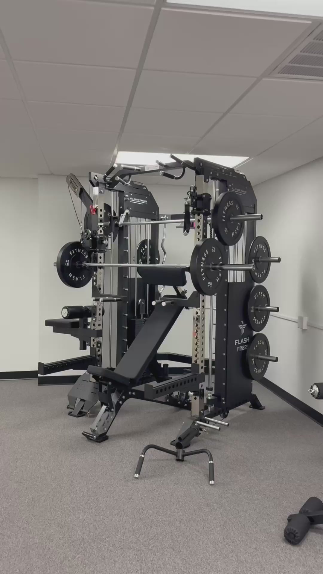 Flash F50 All-In-One Trainer Smith Machine Combo Package